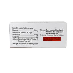 Bilastine and Montelukast Tablet Manufacturer & Wholesaler Supplier