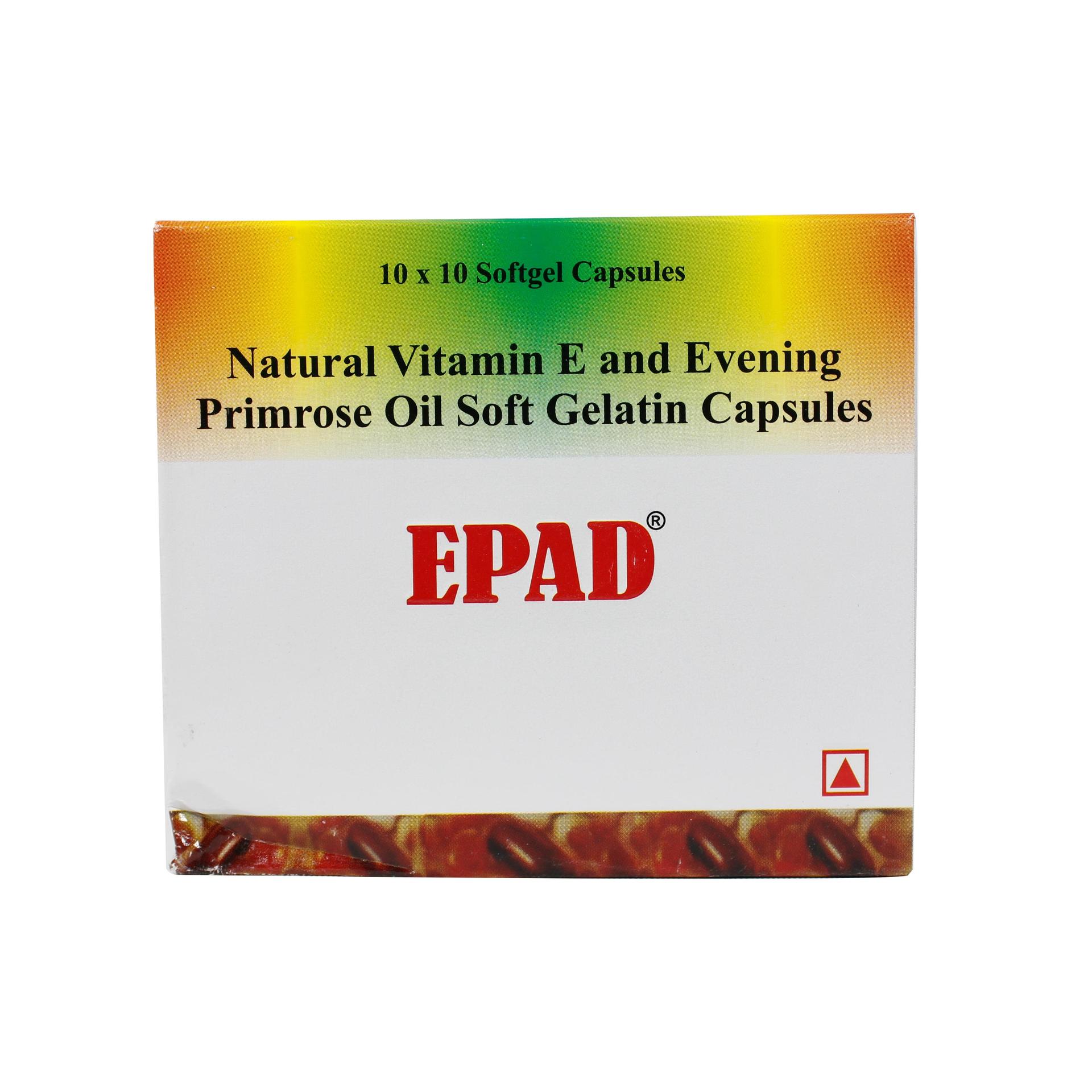Natural Vitamin E 400 mg & Evening Primrose oil 10mg Softgel Capsule Manufacturer & Wholesaler Supplier