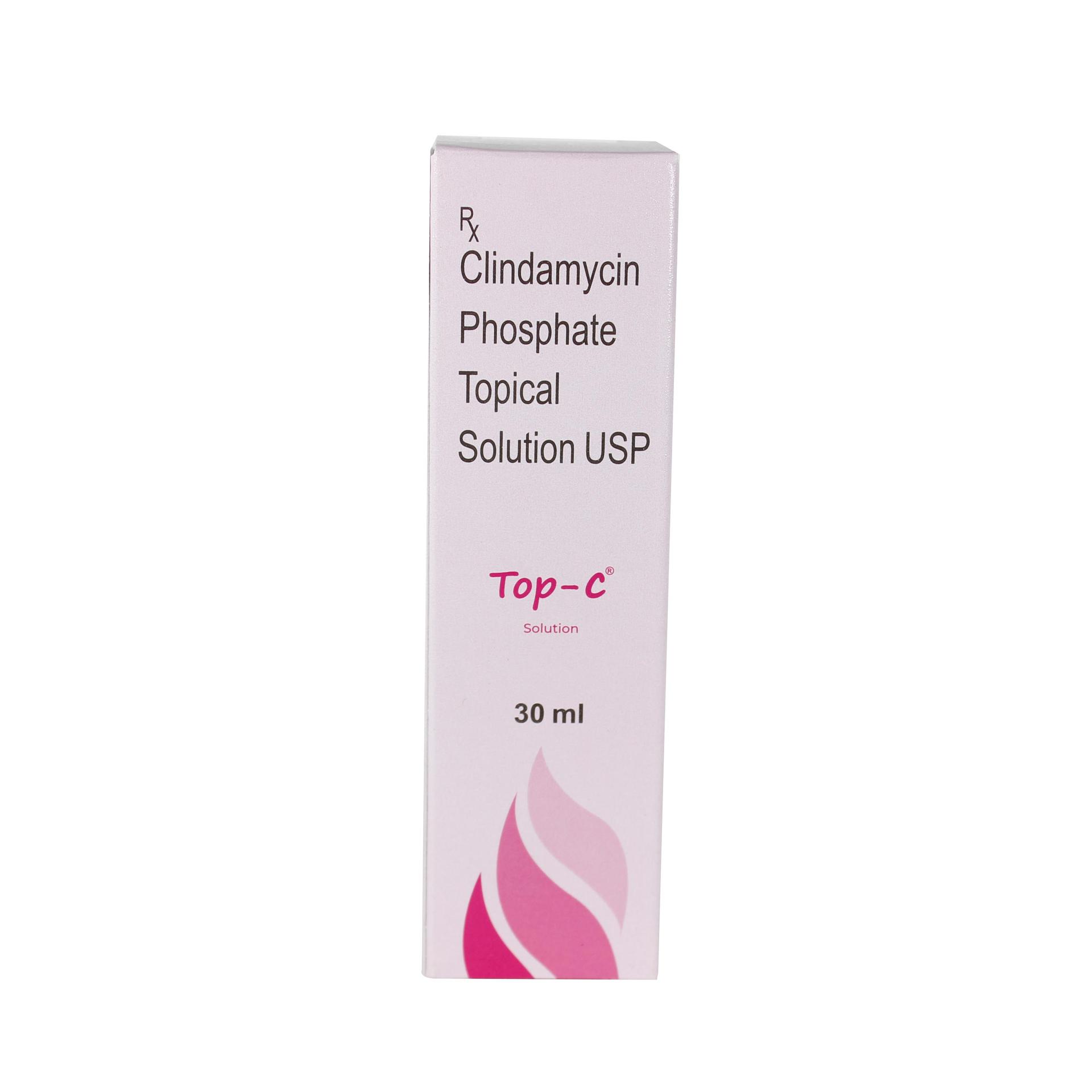 Top-C Clindamycin Phosphate Topical Solution USP Manufacturer & Wholesaler Supplier