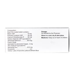 Biotin, N-Acetyl Cysteine Tablet Manufacturer & Wholesaler Supplier