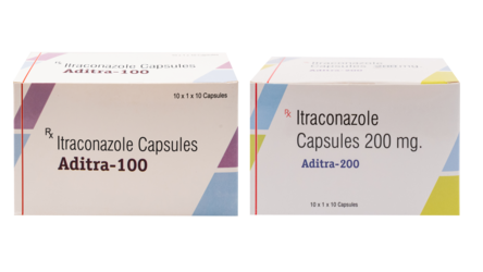 Aditra- Itraconazole Capsules 100  / 200