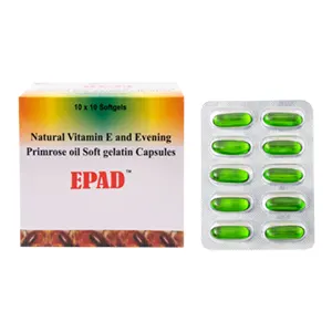 Natural Vitamin E & Evening Primrose Oil Softgel Capsule Manufacturer & Wholesaler Supplier